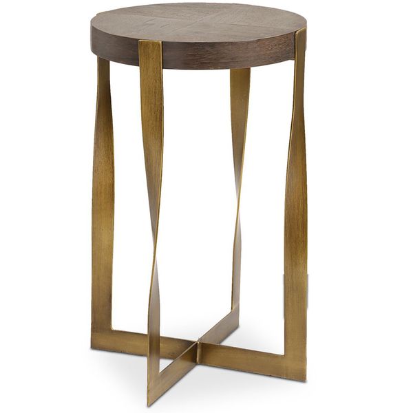 Tavolo decorativo Drew in Ottone jf9531713