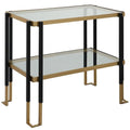 Tavolino laterale Kentmore, Nero/Oro lf1047712