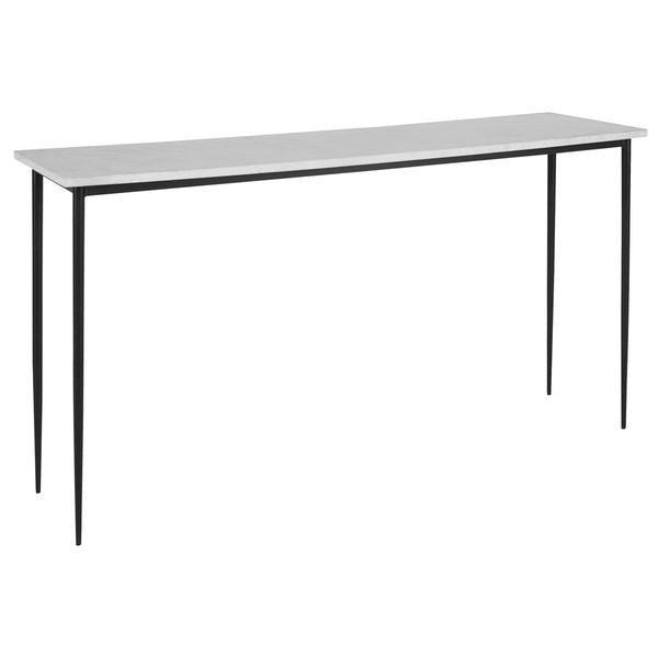 Tavolo consolle Nightfall, Nero/Bianco jv0479229