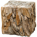 Cubo composito radice di teak finitura Naturale pl6318193