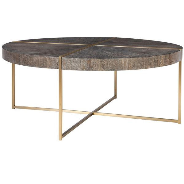 Tavolino da caffè Taja, Grigio Chiaro uq9732789