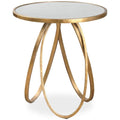 Tavolino laterale Montrez foglia oro dc4108920