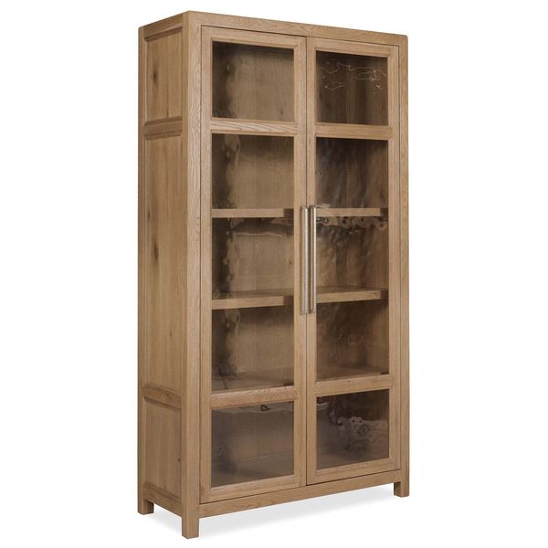 Mobile vetrina legno fluttuante finitura Buckboard xl4021750