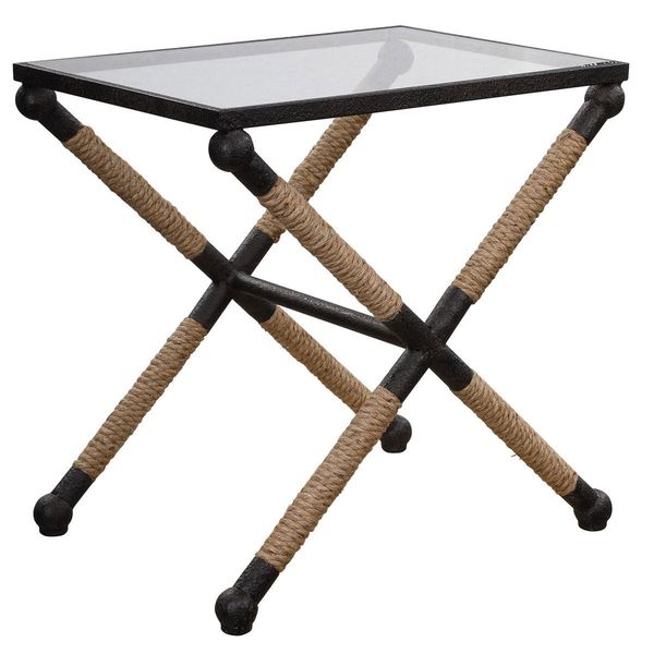 Tavolo decorativo Braddock, Colore Nero jk5070058