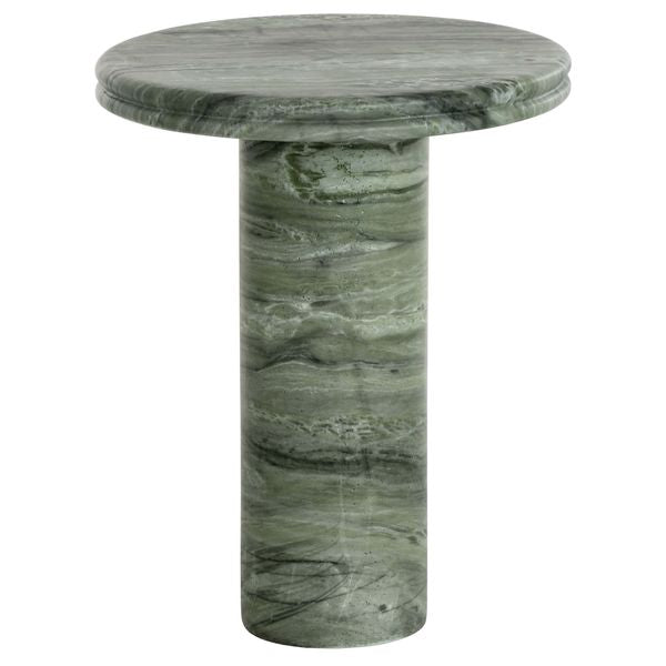 Tavolino d'angolo Bastion effetto marmo verde salvia yz4437539